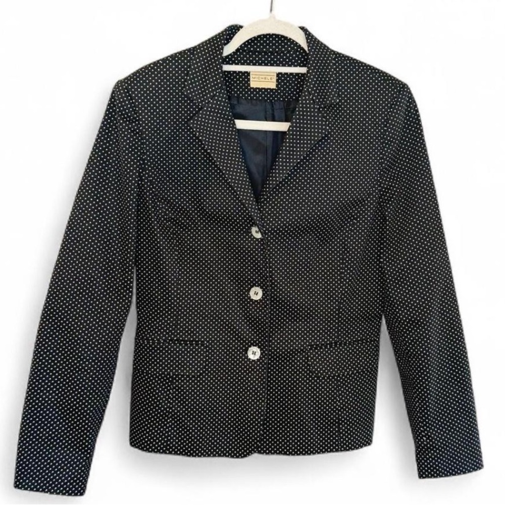 Michele Classic polka dot Blazer